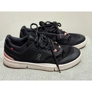 On‎ Cloud Running Roger Spin Women's Black Pink Sneakers US W 8.5 EU 40